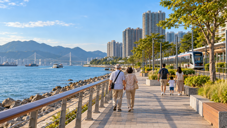 深圳湾口岸出发：屯门海滨轻松半日路线