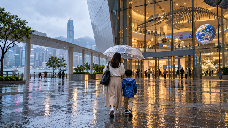 香港亲子雨天一日游：科学馆、历史博物馆与尖东室内路线